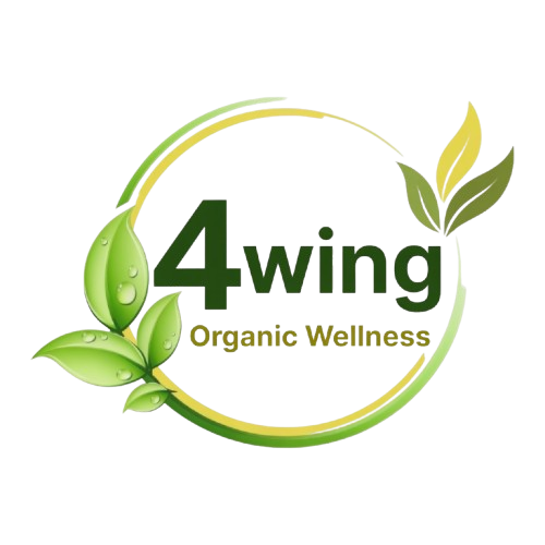 FourWing Organic Wellness Hub Logo Lagos